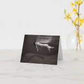 水の女性 カード (黄色い花)