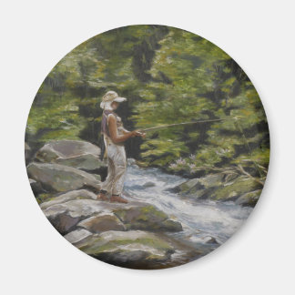 水の女性 マグネット