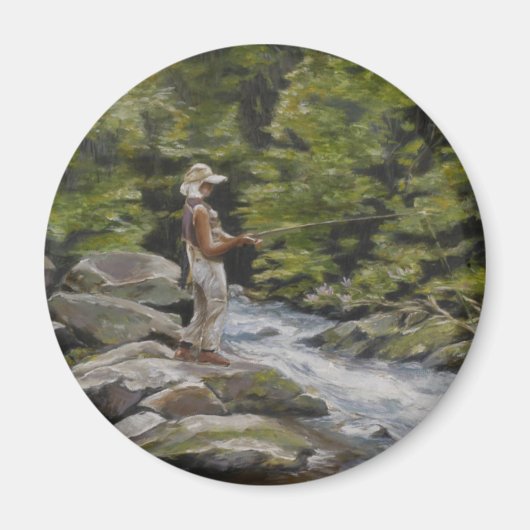 水の女性 マグネット (正面)