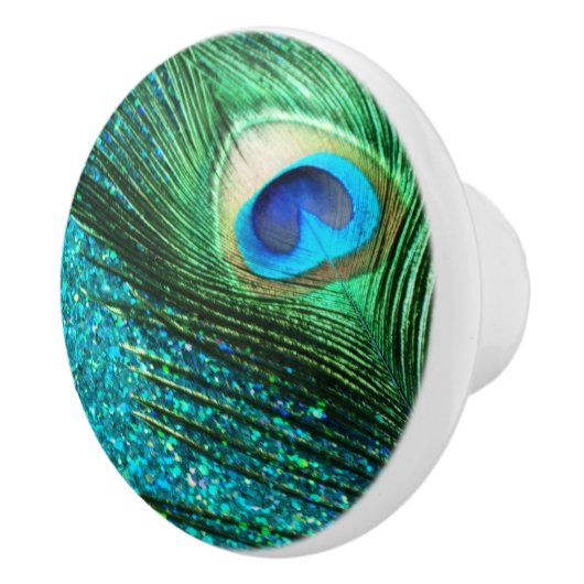 水の孔雀 セラミックノブ (右)