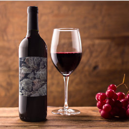 水の小石パーソナライズされた ワインラベル