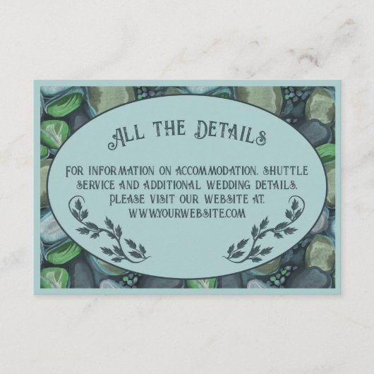 水の小石 – エンクロージャカード エンクロージャーカード (正面)