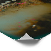 水の巫女Raven Witchy AIアートマット値 ポスター (角)