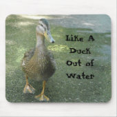 水の底から出るカモのように マウスパッド (正面)