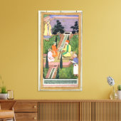 水の庭園、Clive Album(Gouache on pa)から キャンバスプリント (インサイチュ (リビング))