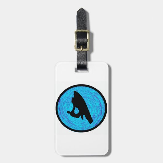 水の感じ ラゲッジタグ (正面縦)