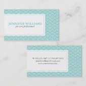 水の日本人のSeigaihaパターン 名刺 (正面/裏面)