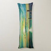 水の日没 ボディピロー (裏面 (縦))