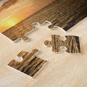 水の日没 – 8x10 - 110 pc ジグソーパズル (側面)