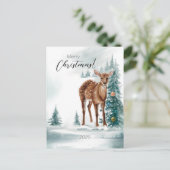 水の森でクリスマスドー ポストカード (スタンド正面)