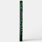 水の植物ラグーンの夜の写真の欠陥モザイク Case-Mate iPhoneケース (裏面 / 右)