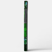 水の植物ラグーンの夜の写真の欠陥モザイク Case-Mate iPhoneケース (裏面 / 左)