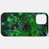 水の植物ラグーンの夜の写真の欠陥モザイク Case-Mate iPhoneケース (裏面 (横))