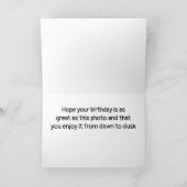 水の楽しむカードに誕生日を捨てろ カード (内部)