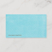 水の水玉模様 名刺 (裏面)