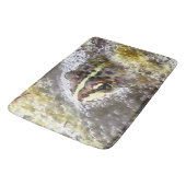 水の泡とカエルの卵に浸るカエル バスマット (アングル)