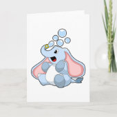 水の泡と象 カード (正面)