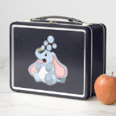 水の泡を持つ象 メタルランチボックス (インサイチュ)