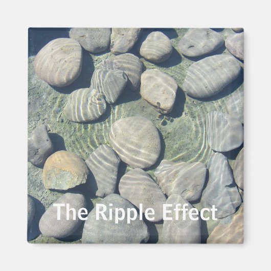 水の波紋 マグネット (正面)