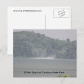 水の注ぎ口オンマーバーグ湖 ポストカード (正面/裏面)