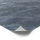 水の流れる体 ポスター (角)