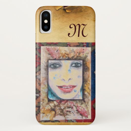 水の滴と葉秋の思い出 Case-Mate iPhoneケース (裏面)
