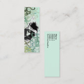 水の火-細いカード スキニー名刺 (正面/裏面)