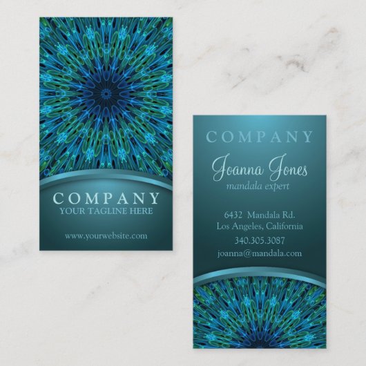 水の爆発 名刺 (正面/裏面)