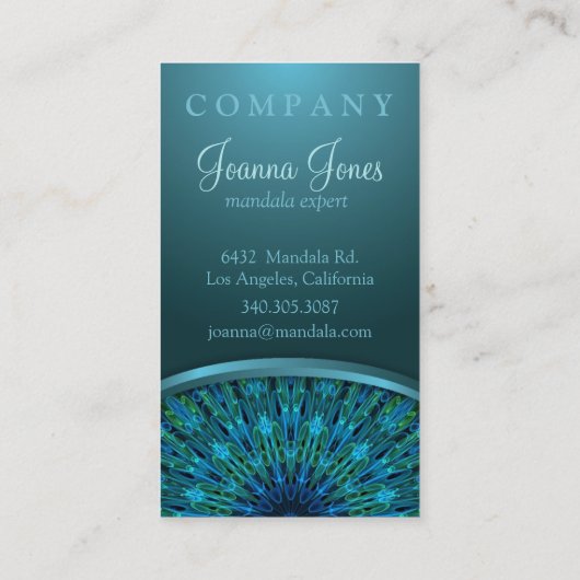 水の爆発 名刺 (裏面)