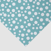 水の白い紙吹雪の点 薄葉紙 (詳細)