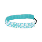 水の白く写実的なパイナップルパターンhairband アスレチックヘッドバンド (右)