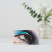 水の目のメーキャップアーティストの化粧品 名刺 (スタンド正面)