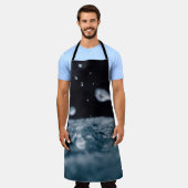 水の穏やかな体 エプロン (着用した状態)