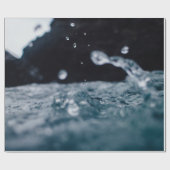 水の穏やかな体 ラッピングペーパー (フラット)