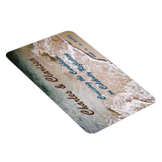 水の端のステートルーパーソナライズされたムドアマーカー マグネット (右側)