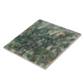 水の端のポールセザンヌ|、c. 1890年(油o タイル (側面)