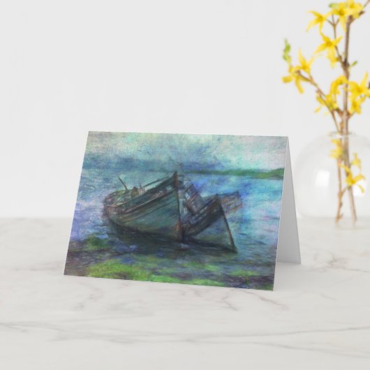 水の端 カード (黄色い花)