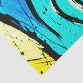 水の素晴しいモダンの渦巻の抽象芸術 薄葉紙 (詳細)