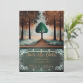 水の素朴色のローンツリー セーブザデート (スタンド正面)