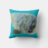 水の緑 クッション (裏面)