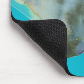 水の緑 マウスパッド (コーナー)