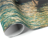 水の美しいビュー通りと古い建物i ラッピングペーパー (ロールコーナー)