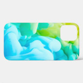 水の背景のインク滴、抽象、背景、dr Case-Mate iPhoneケース (裏面 (横))