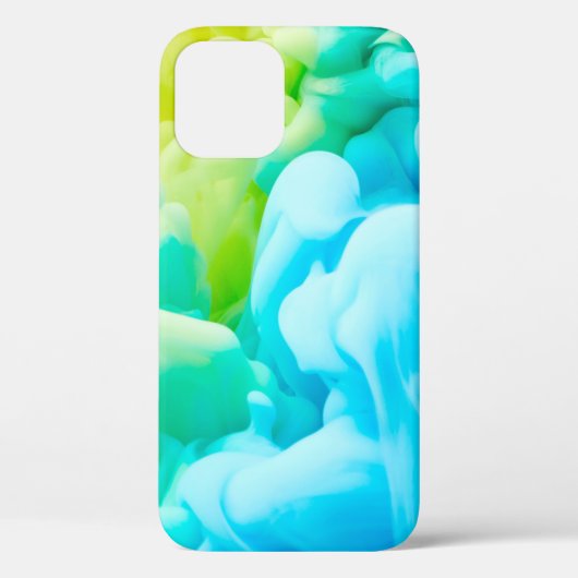 水の背景のインク滴、抽象、背景、dr Case-Mate iPhoneケース (裏面)