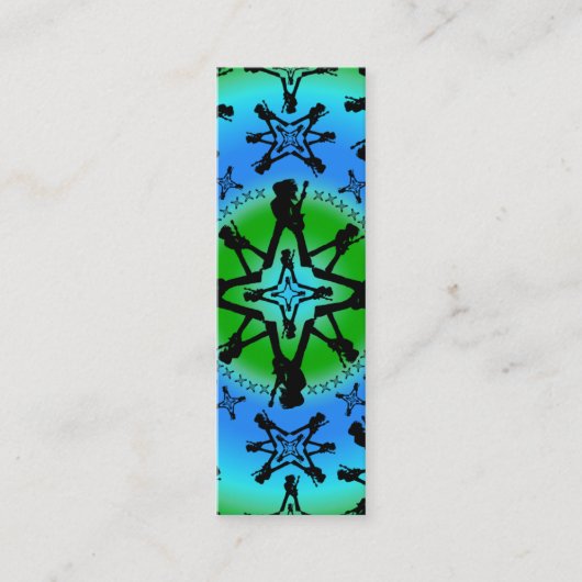 水の至-細いカード スキニー名刺 (正面)