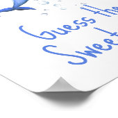 水の航海の色 – 甘い混乱を推測 ポスター (角)