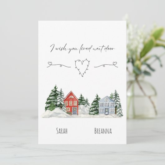 水の色あなたが隣のドアの記念に住んでいることを望む シーズンカード (スタンド正面)