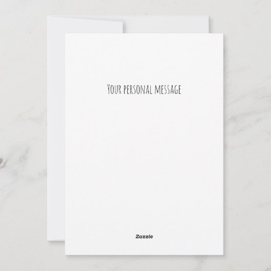 水の色あなたが隣のドアの記念に住んでいることを望む シーズンカード (裏面)