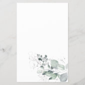 水の色あなたの携帯電話に何がシャワーゲームカード チラシ (裏面)