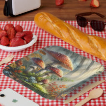 水の色あまんたマッシュルームの森の葉芸術